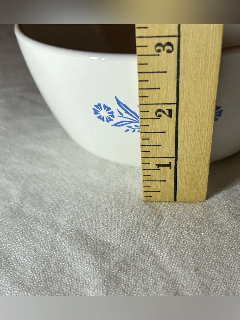 2 Corning Ware Blue Cornflower Ceramic Cooking Skillets 6 1/2” & 1-1/2 Pint